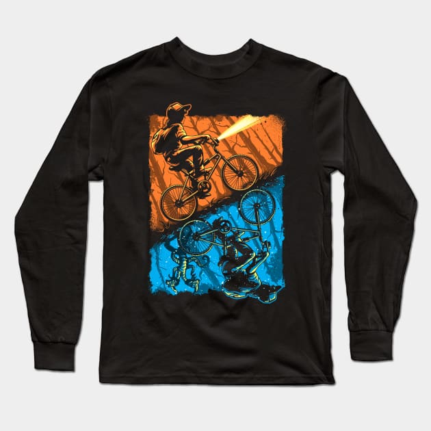 The Flea and The Acrobat Long Sleeve T-Shirt by DeepFriedArt